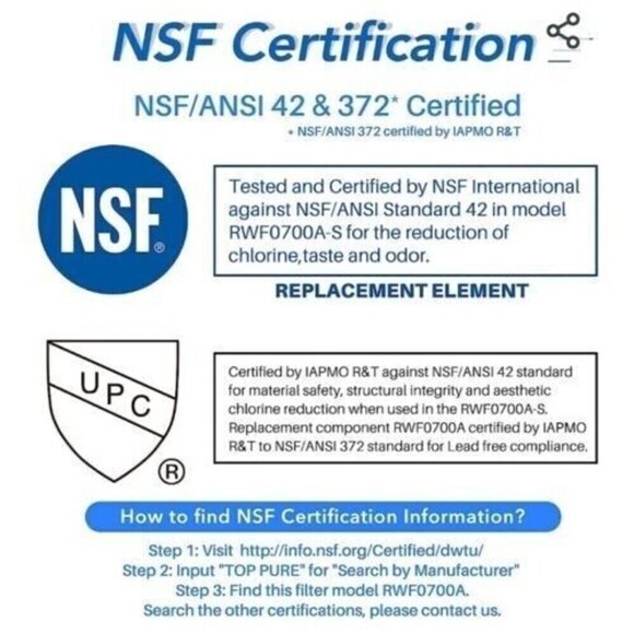 IcePure RWF0700A Refrigerator Water Filter for Select Samsung & Kenmore Models - Picture 8 of 11